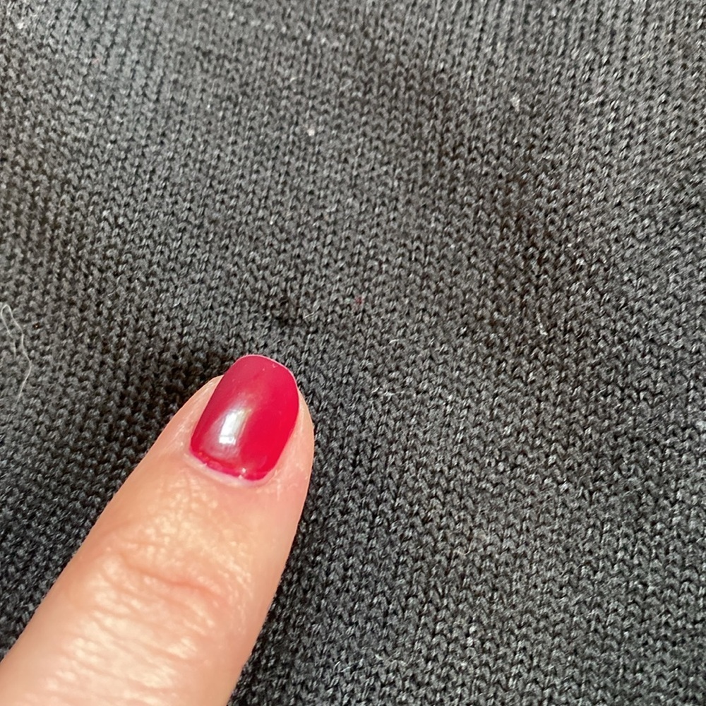 Vintage 90s/Y2K Krizia Made In Italy 100% Wool Turtleneck Fashion Quote Dress - Picture 6 of 7
